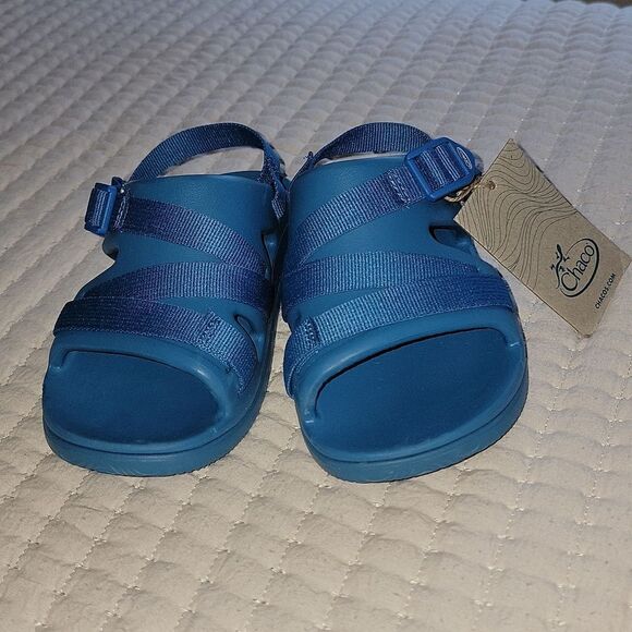 New Chaco Chillos Light Blue Adjustable Strap Performance Sport Sandals Size 2 - Picture 1 of 13